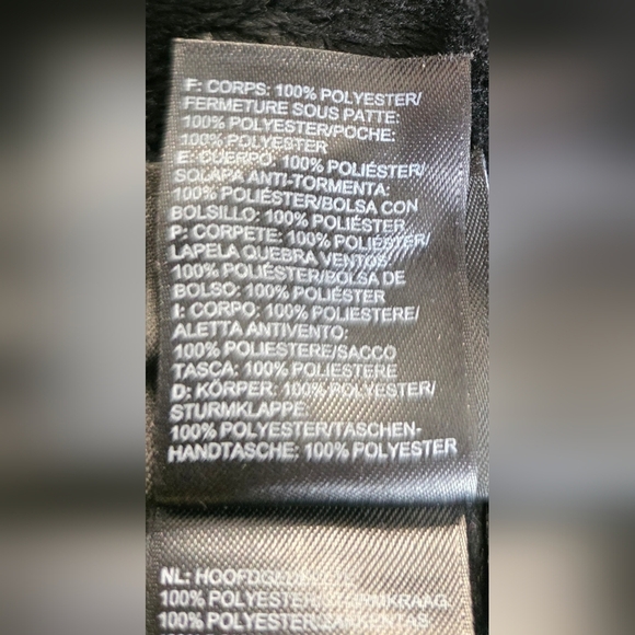 The North Face Womens Hooded  Black Fleece Lined Jacket SM. - Picture 9 of 12